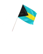 Bahamas Kleinflagge
