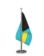 Bahamas Tischfahne