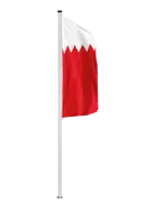 Bahrain Hochformatfahne
