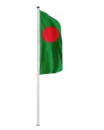 Bangladesch Hochformatfahne