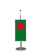 Bangladesch Tischbannerfahne
