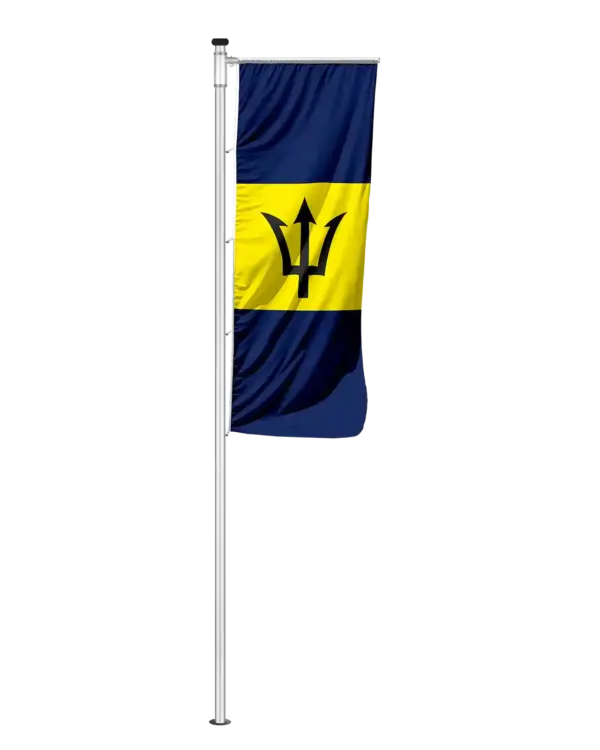 Barbados Auslegerfahne