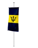Barbados Bannerfahne