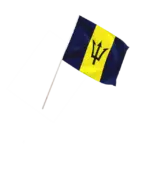 Barbados Kleinflagge