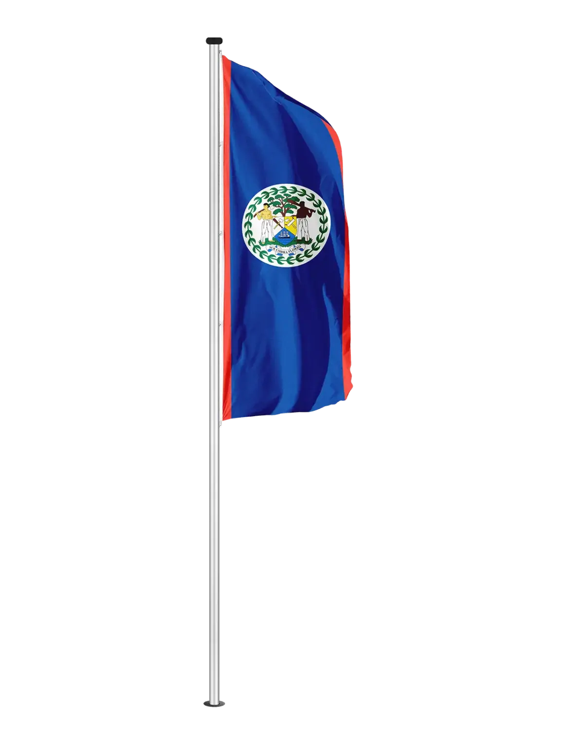 Belize Hochformatfahne