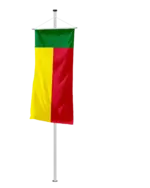 Benin Bannerfahne