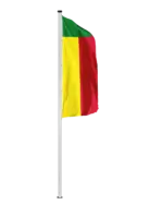 Benin Hochformatfahne