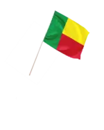 Benin Kleinflagge