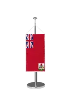 Bermudas Tischbannerfahne
