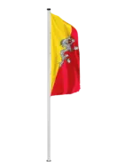 Bhutan Hochformatfahne