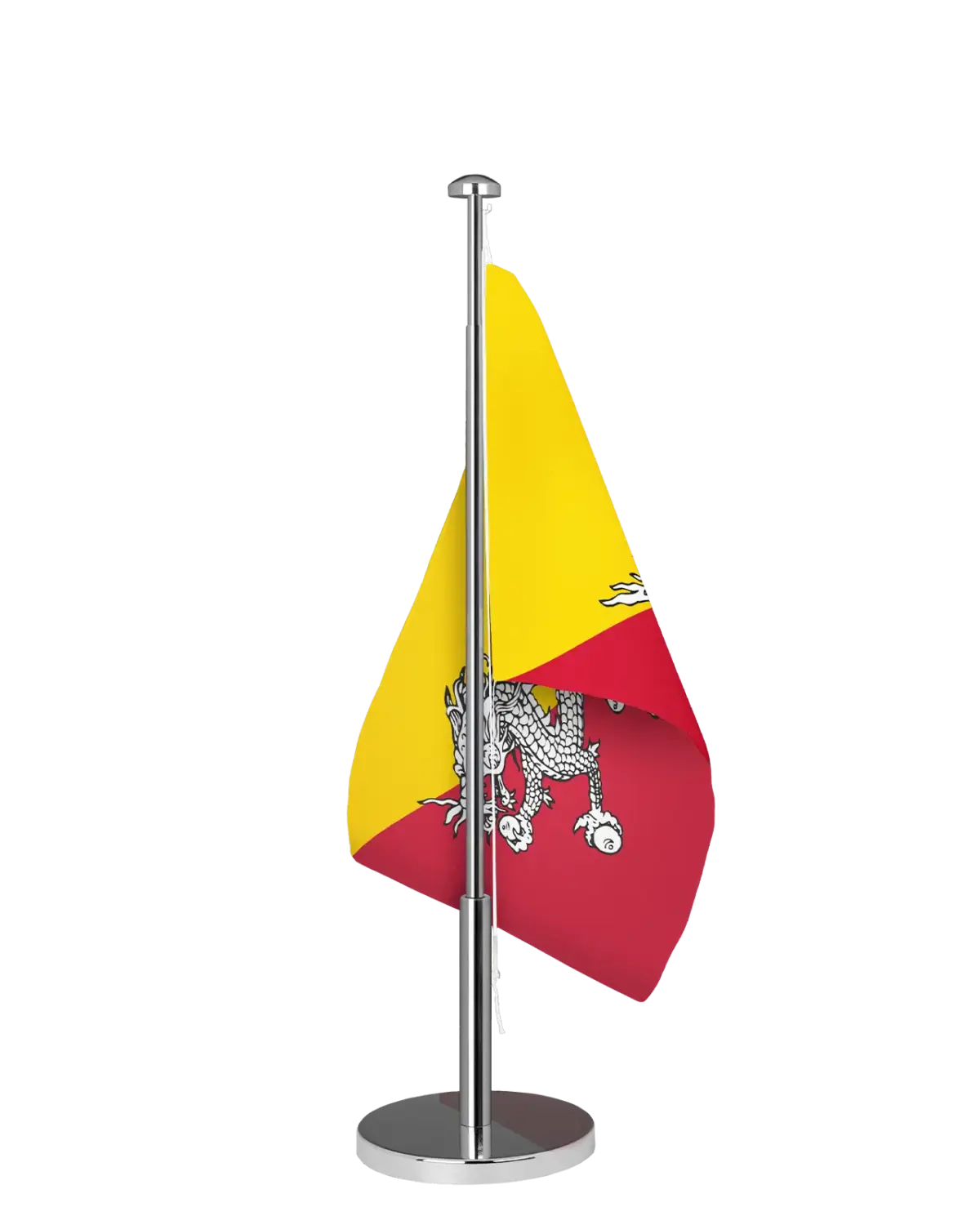 Bhutan Tischbannerfahne