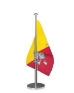 Bhutan Tischbannerfahne