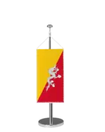 Bhutan Tischfahne