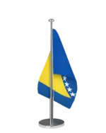Bosnien-Herzegowina Tischfahne