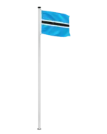 Botsuana Hissfahne