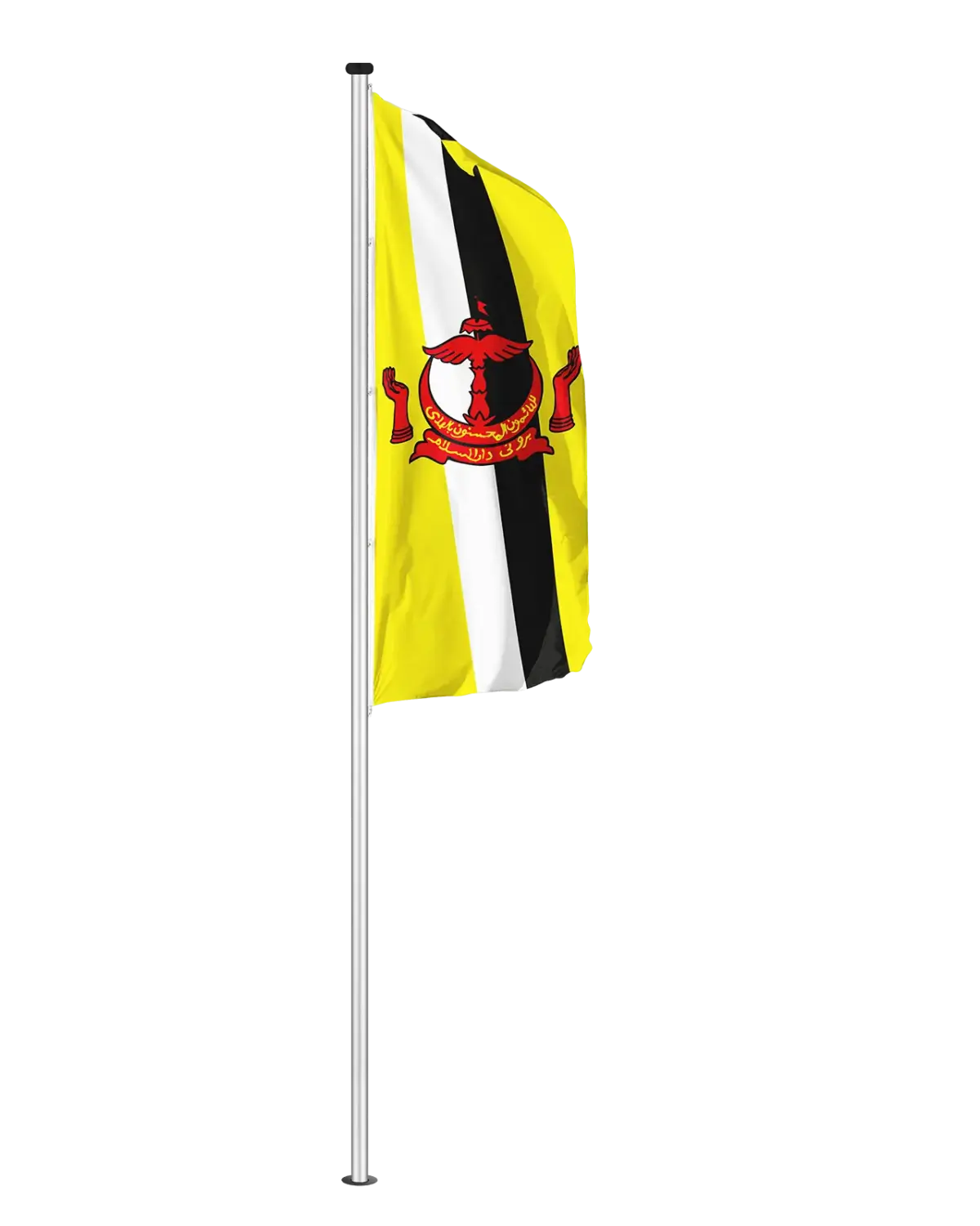 Brunei Hochformatfahne