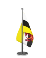 Brunei Tischfahne