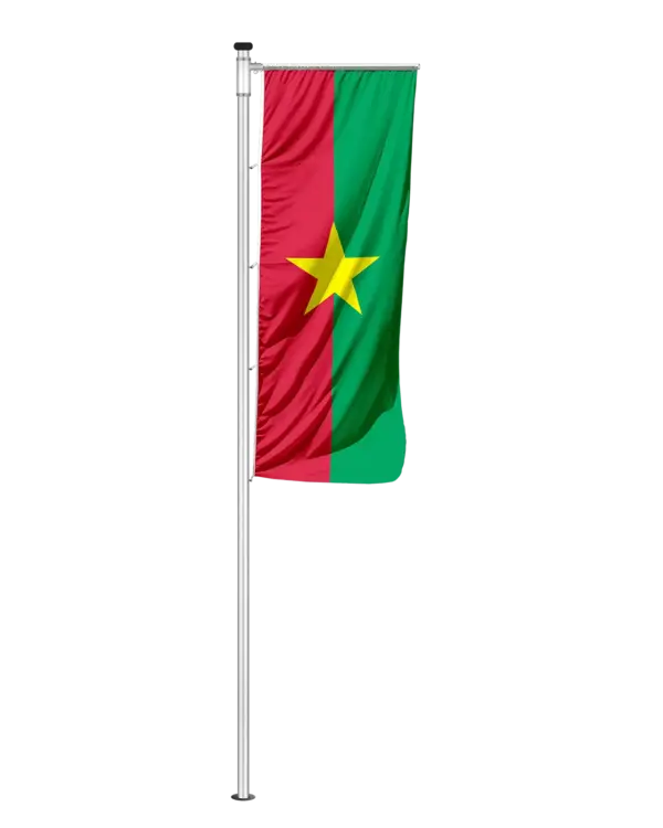 Burkina-Faso Auslegerfahne