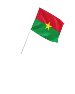Burkina-Faso Kleinflagge