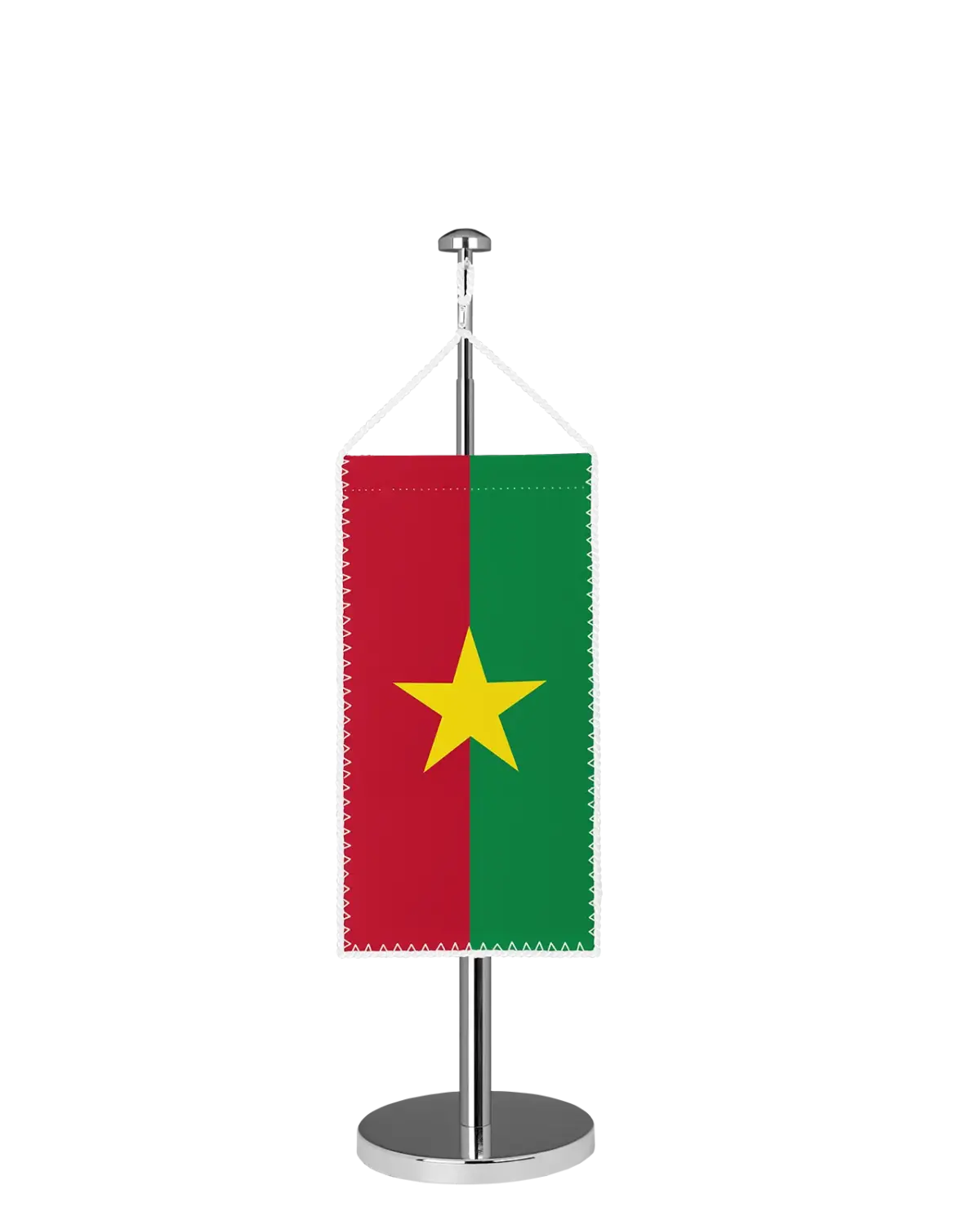 Burkina-Faso Tischbannerfahne