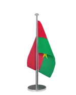 Burkina-Faso Tischfahne