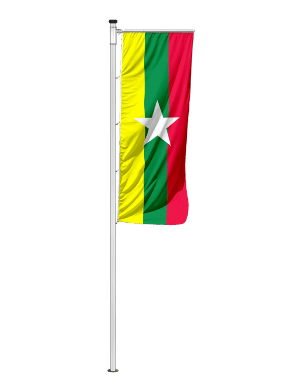 Burma (Myanmar) Auslegerfahne