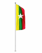 Burma (Myanmar) Hochformatfahne