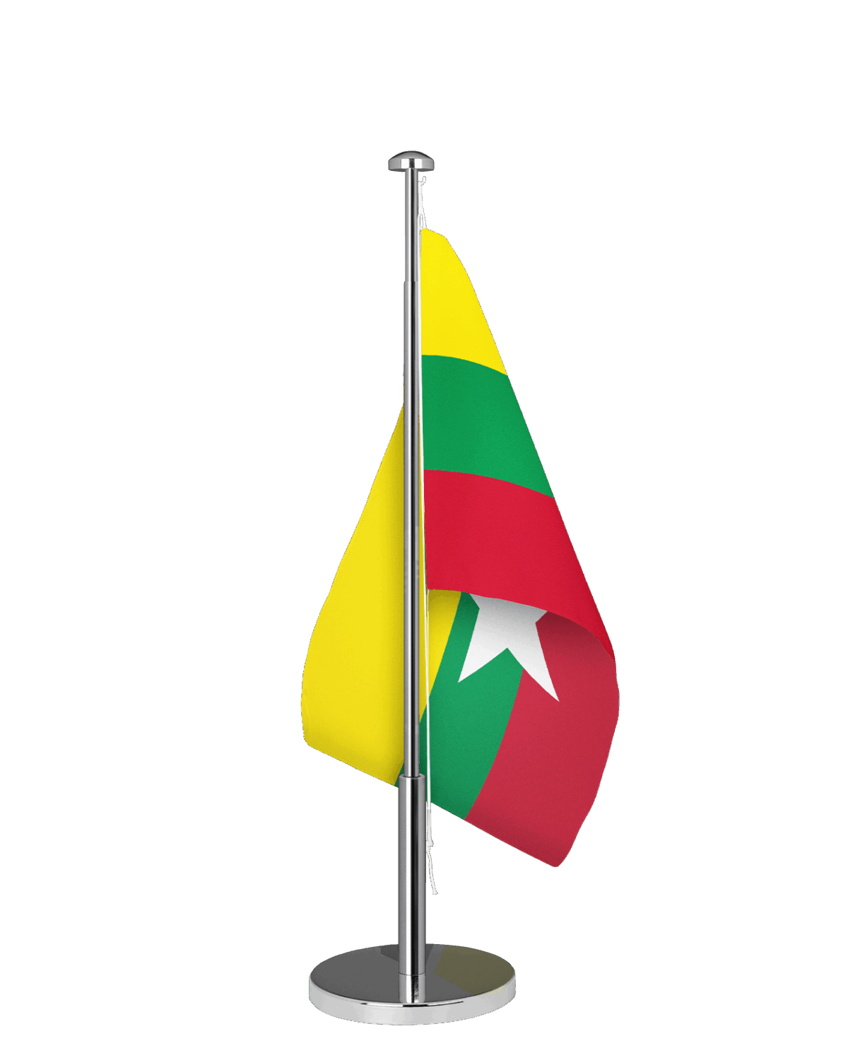 Burma (Myanmar) Tischfahne