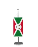 Burundi Tischbannerfahne