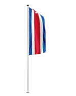 Costa Rica Hochformatfahne