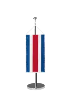 Costa Rica Tischbannerfahne