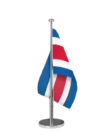 Costa Rica Tischfahne