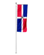 Dom. Rep. Auslegerfahne