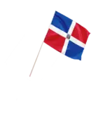 Dom. Rep. Kleinflagge