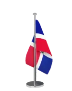 Dom. Rep. Tischfahne