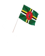 Dominica Kleinflagge