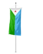 Dschibuti Bannerfahne