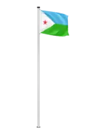 Dschibuti Hissfahne