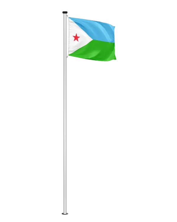 Dschibuti Hissfahne