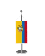 Ecuador Tischbannerfahne