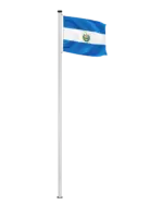 El Salvador Hissfahne