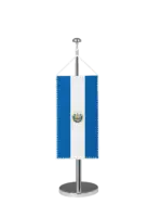 El Salvador Tischbannerfahne