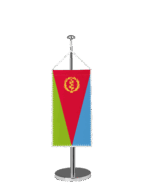 Eritrea Tischbannerfahne