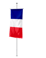 Frankreich Bannerfahne