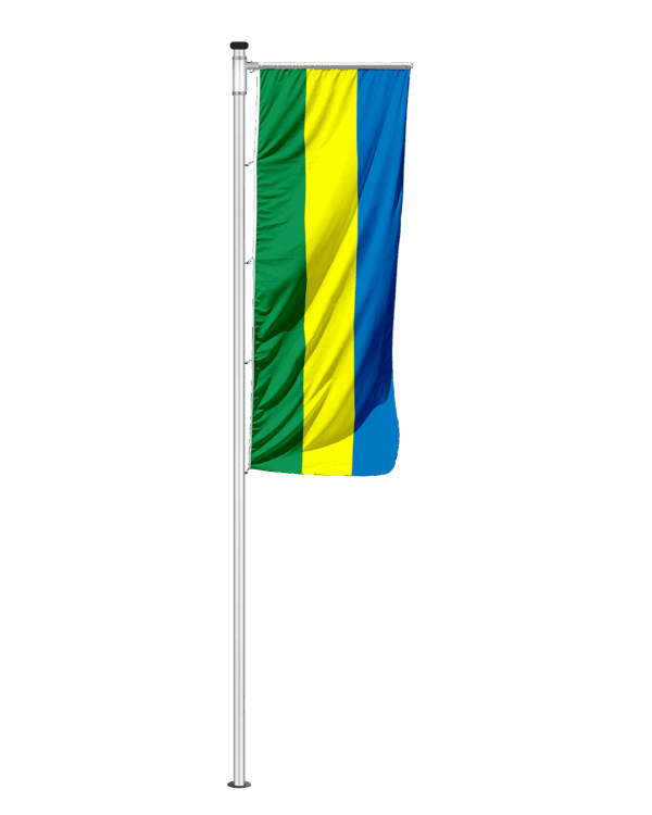 Gabun Auslegerfahne