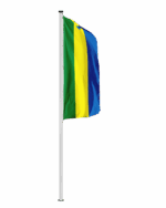 Gabun Hochformatfahne