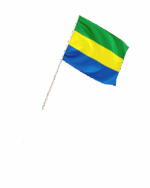 Gabun Kleinflagge