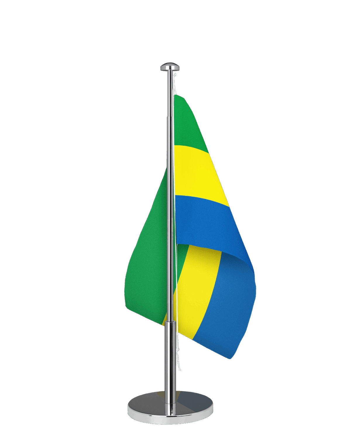 Gabun Tischfahne