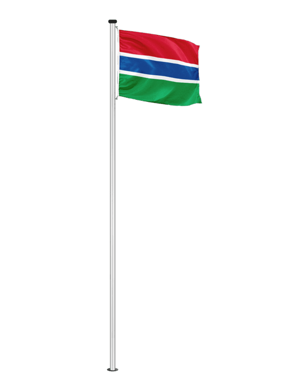 Gambia Hissfahne