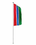 Gambia Hochformatfahne